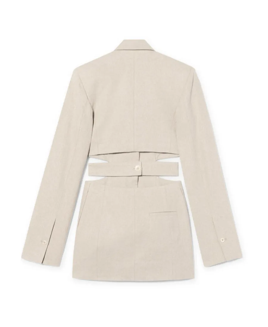Jacquemus Cut-Out Blazer Mini Dress