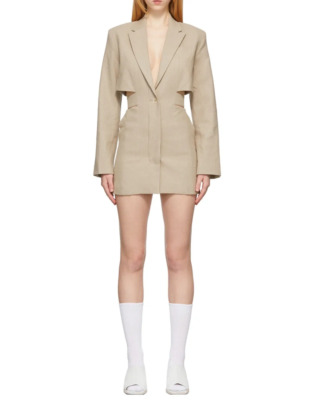 Jacquemus Cut-Out Blazer Mini Dress