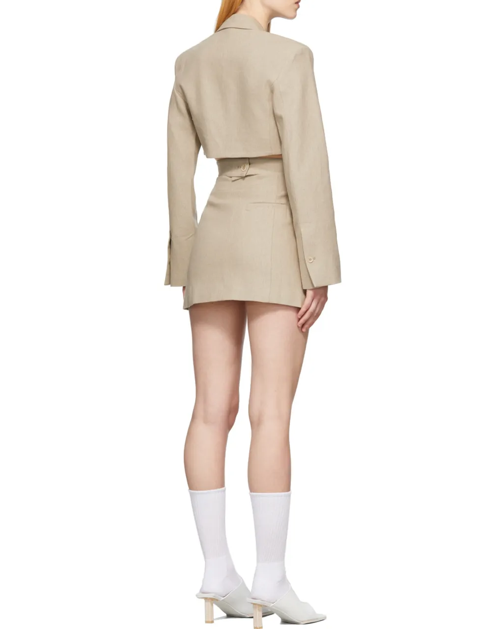Jacquemus Cut-Out Blazer Mini Dress