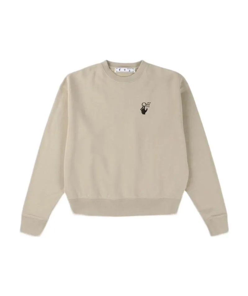 Off Logo Print Arrows Sweatshirt