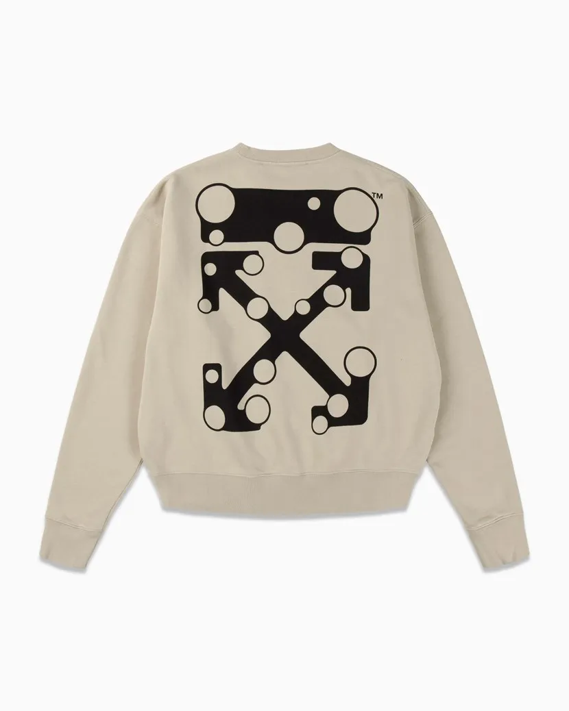 Off Logo Print Arrows Sweatshirt
