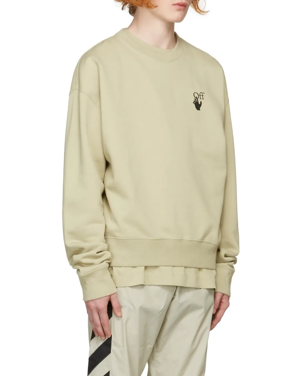 Off Logo Print Arrows Sweatshirt