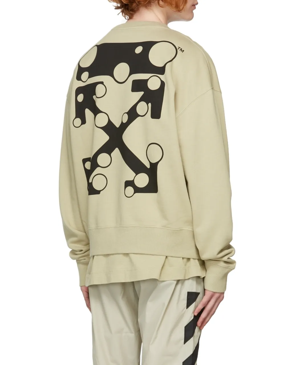 Off Logo Print Arrows Sweatshirt