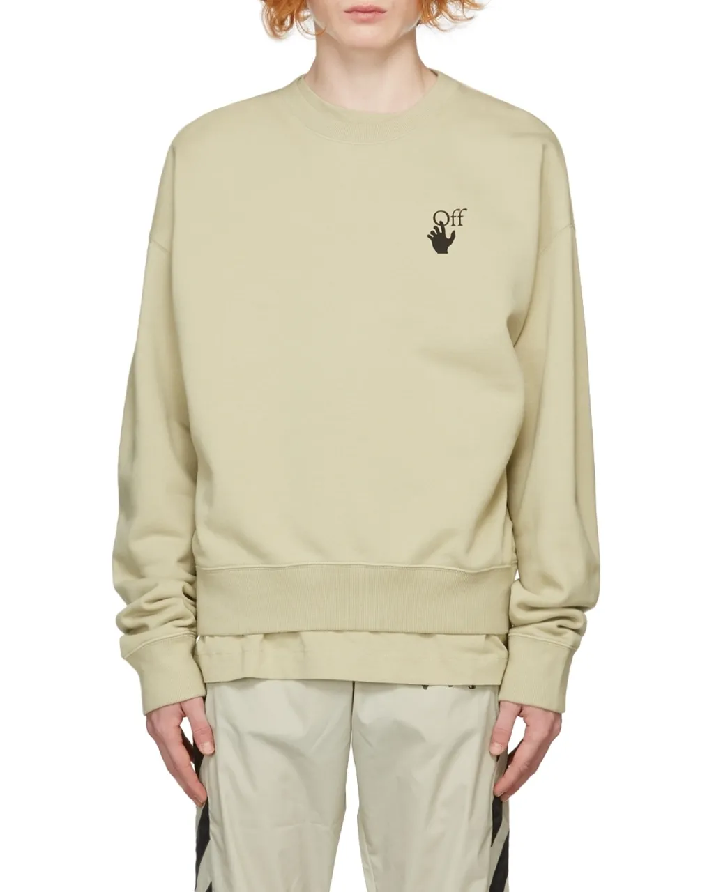Off Logo Print Arrows Sweatshirt