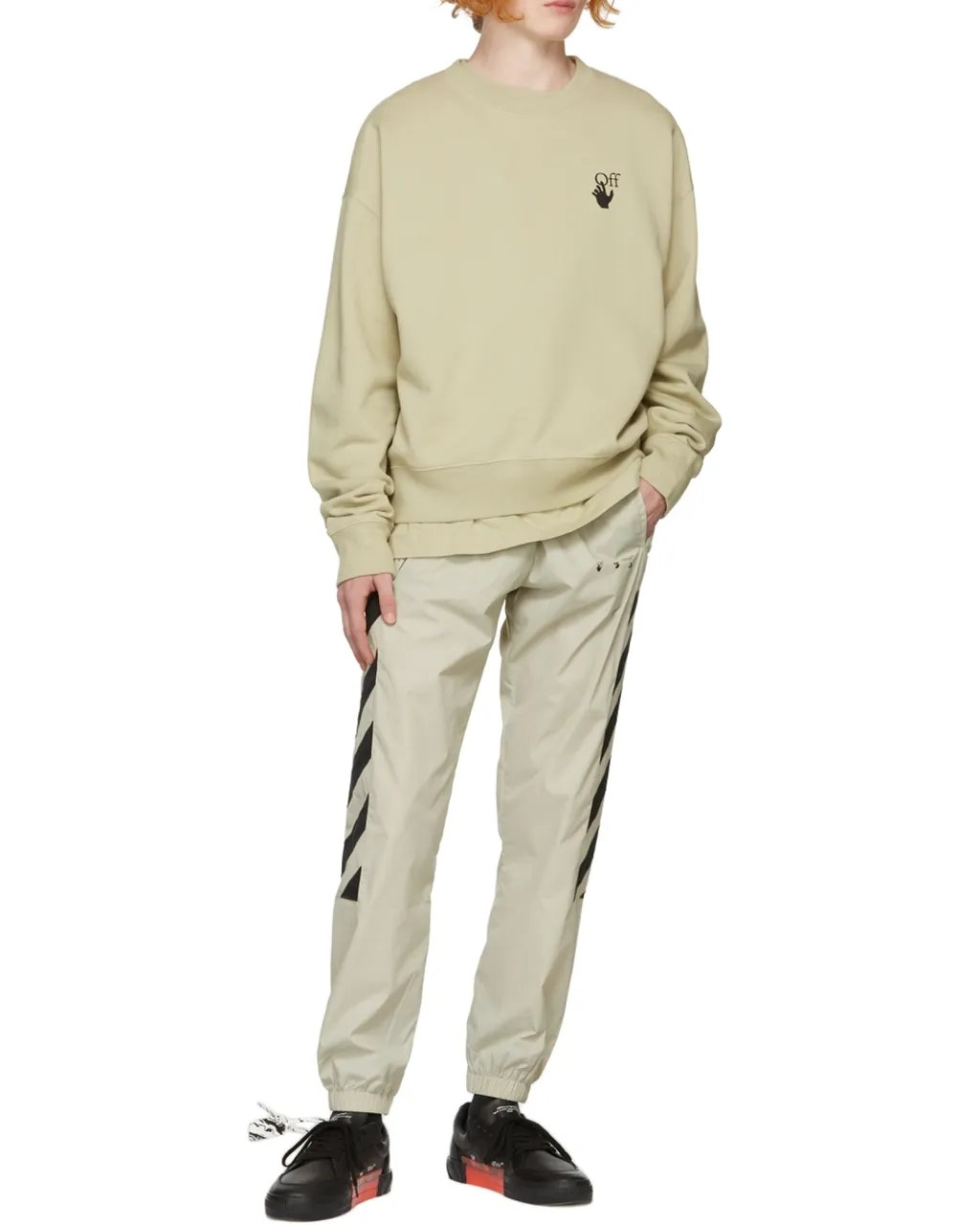 Off Logo Print Arrows Sweatshirt