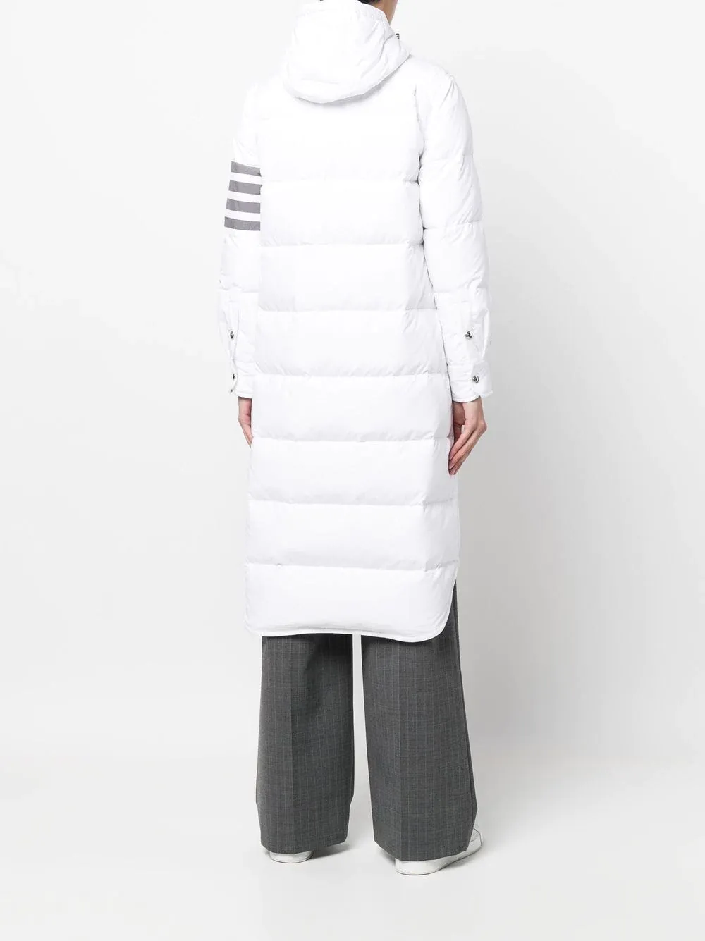 4-Bar Hooded Padded Coat