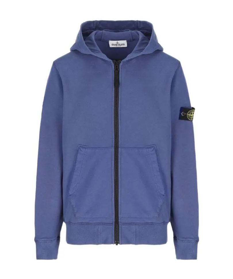Teen Logo-Patch Zipped Hoodie