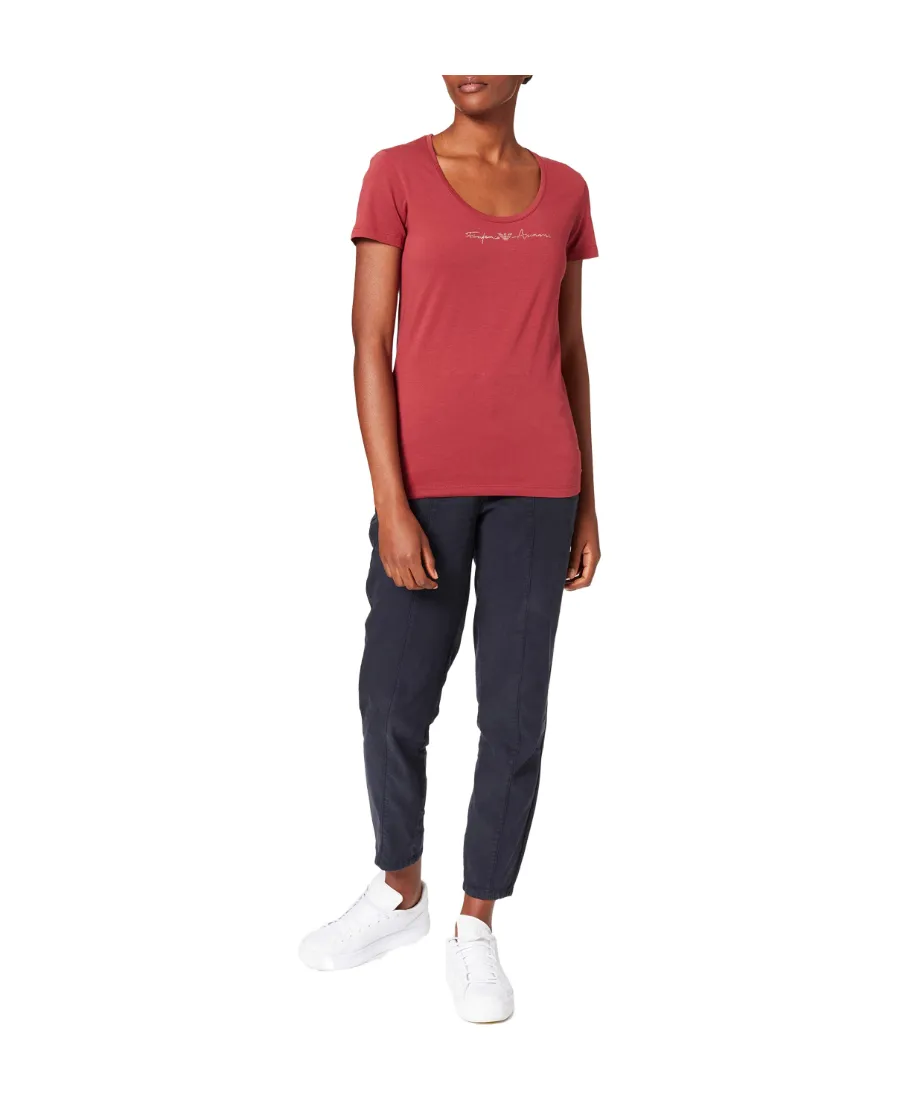 Short-Sleeved Round Collar T-Shirt