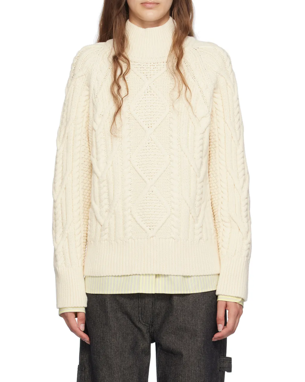 Mock-Neck Sweater