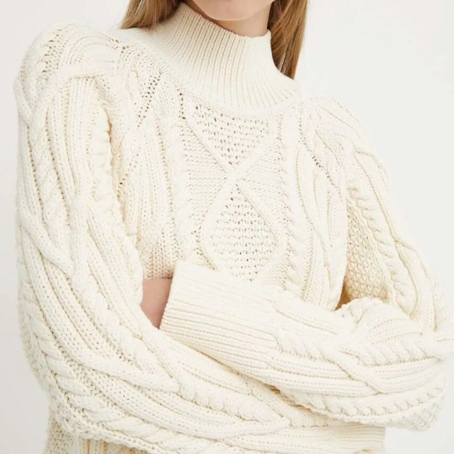 Mock-Neck Sweater