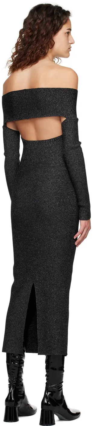 Khaite Over-The-Shoulder Slim Fit Dress