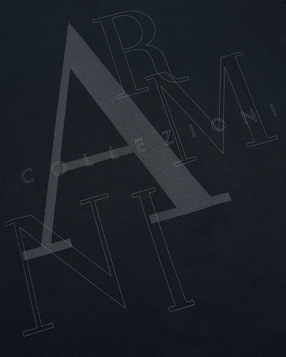 Printed Round-Necked T-Shirt