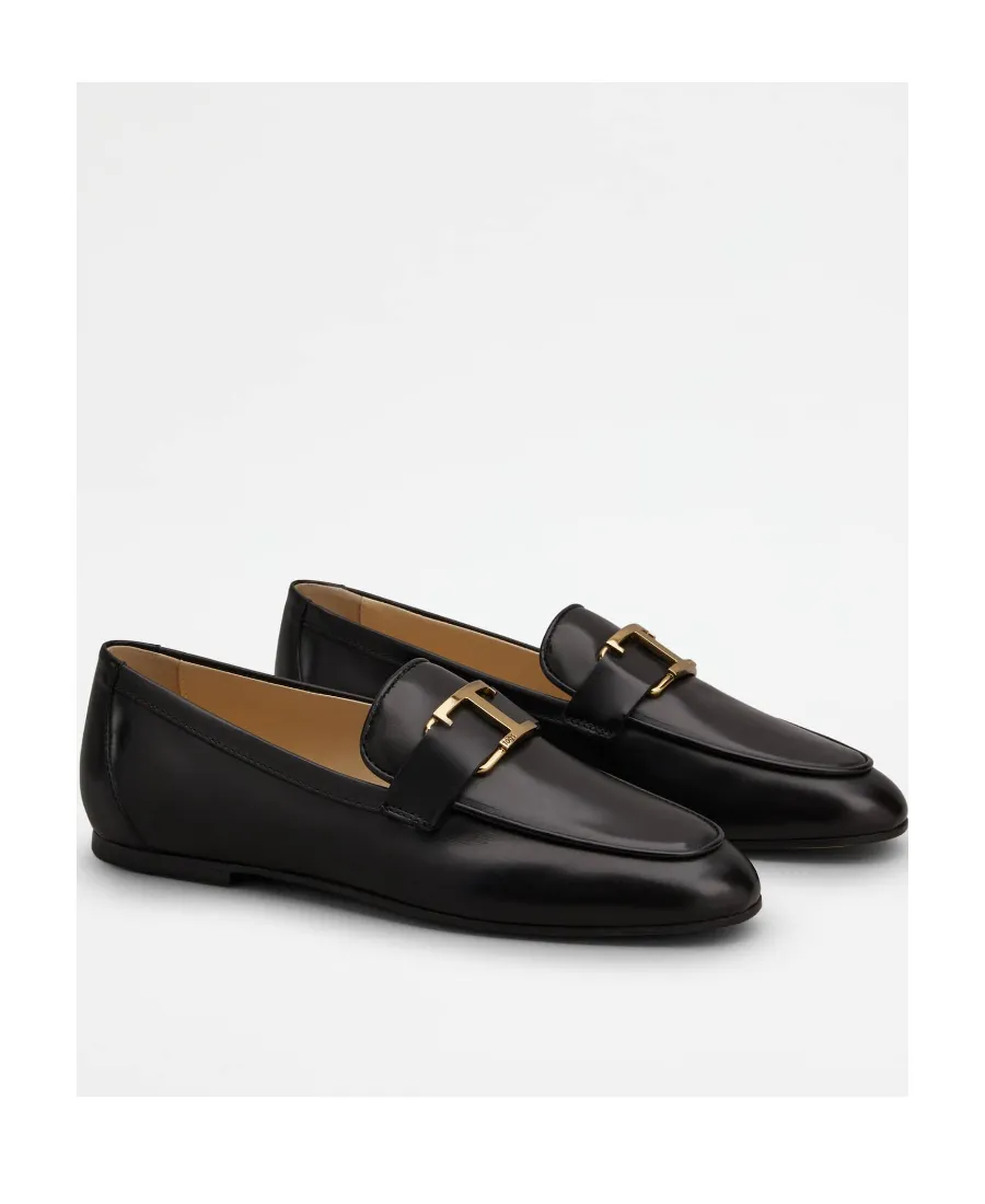 Tod's T-Logo Almond-Toe Loafers