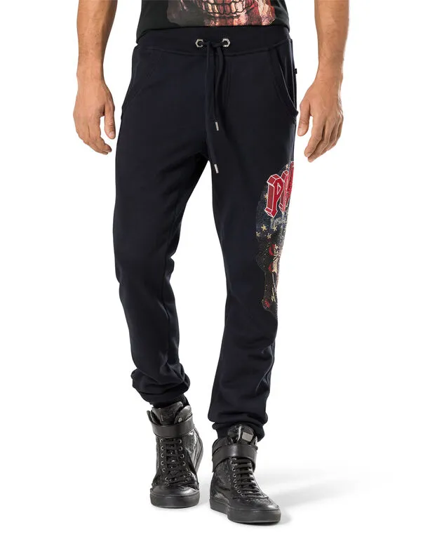 Crystal Decorated Sweatpants