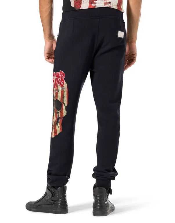 Crystal Decorated Sweatpants