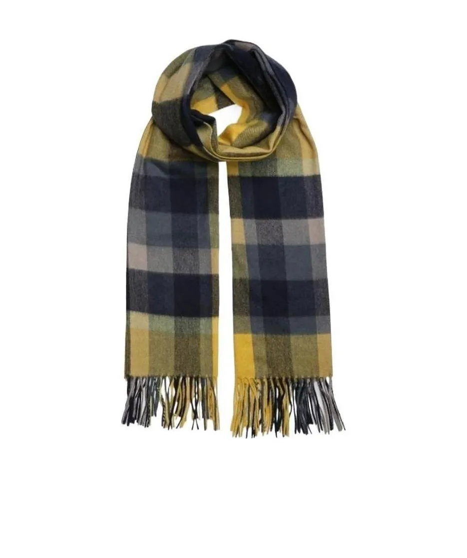 Checkered Detail Scarf