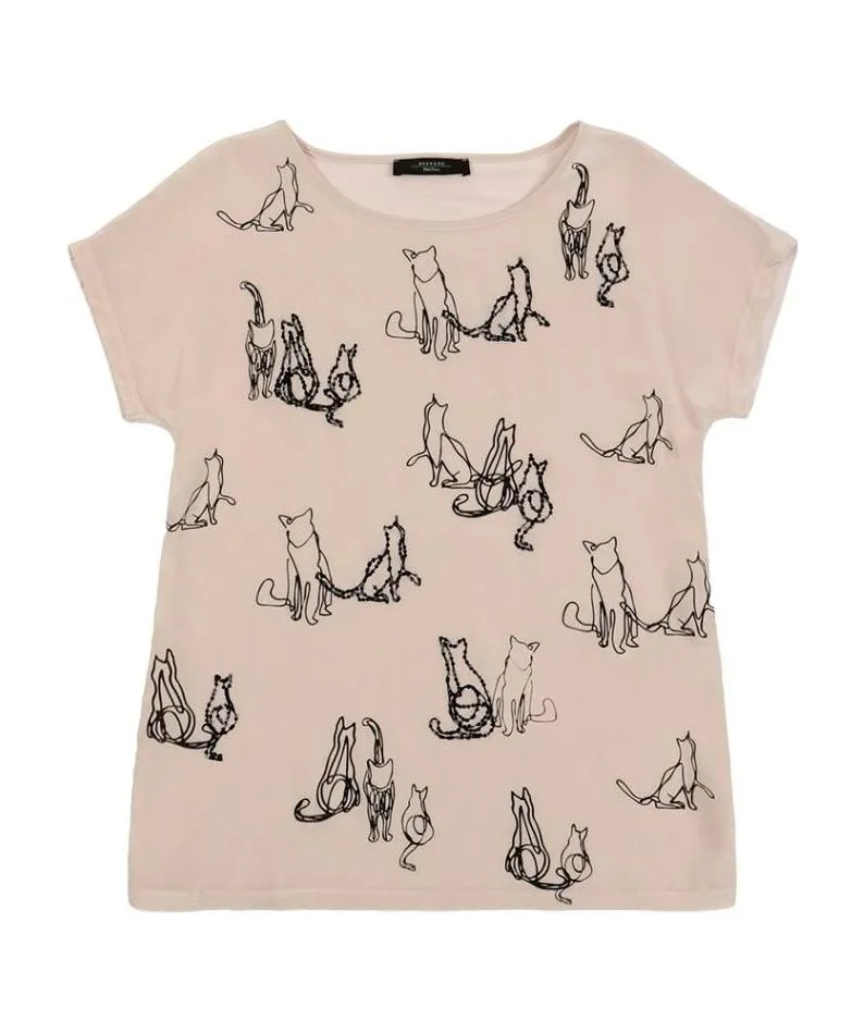 T-Shirt With Round Neck And Short Sleeves