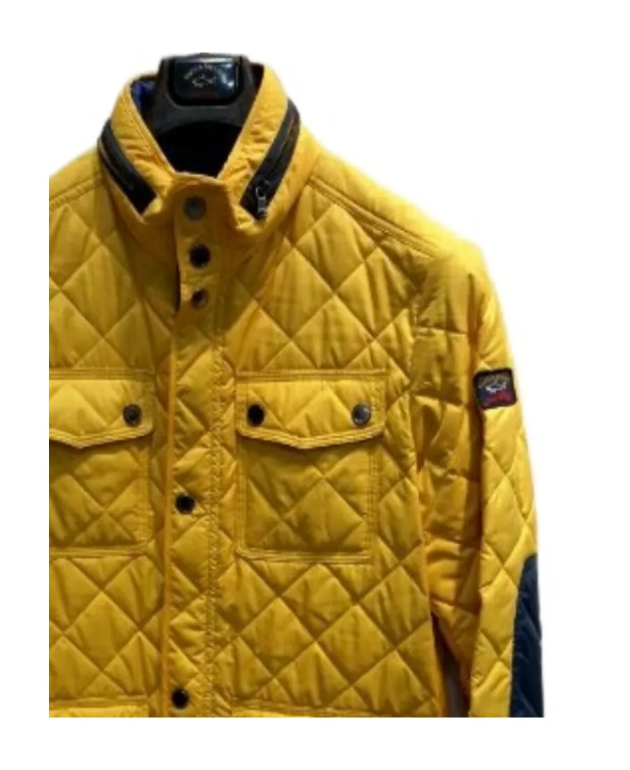 High-Necked Quilted Casual Jacket