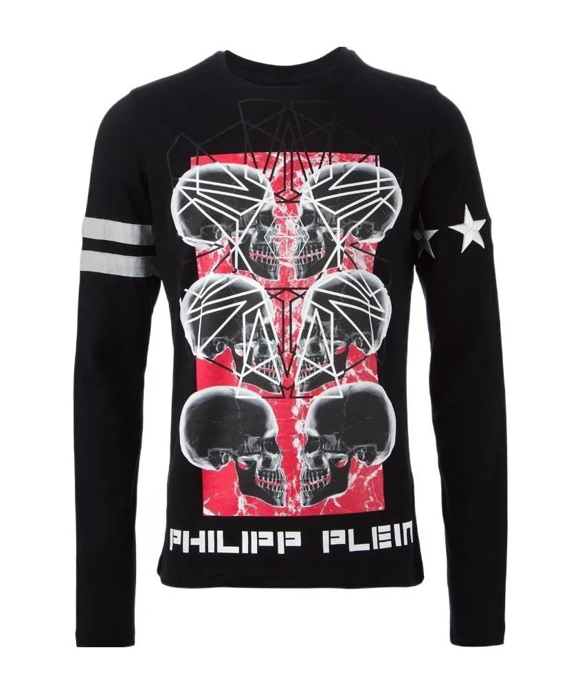 Round Collar And Long-Sleeved T-Shirt