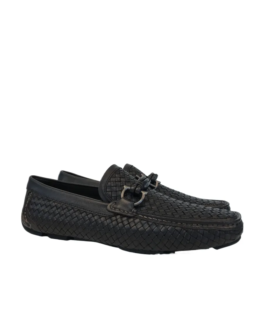 Knitted Details Business Casual Shoes