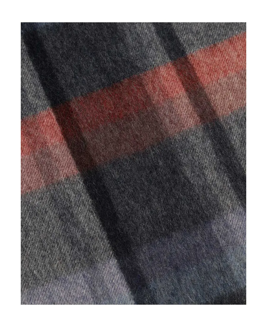 Plaid Detail Scarf