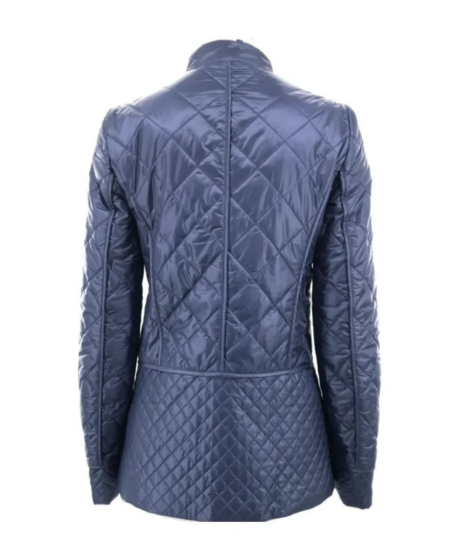 Quilted Cotton Suit With Vertical Collar