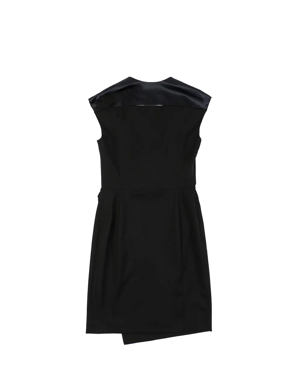 A Sleeveless Pleated Dress