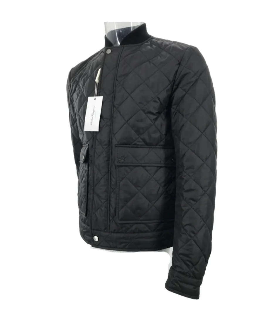 Diamond Quilted Quilted Cotton Suit
