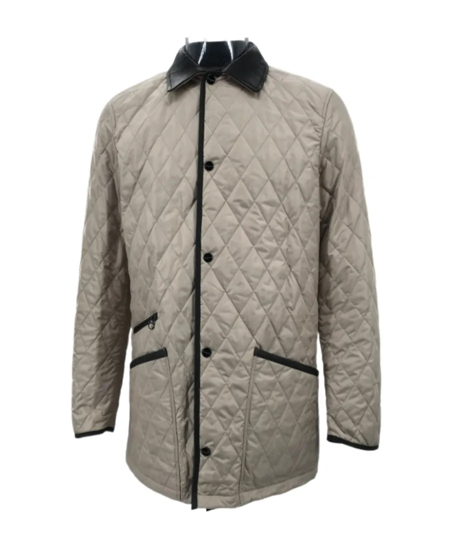 Lapel Quilted Cotton Suit