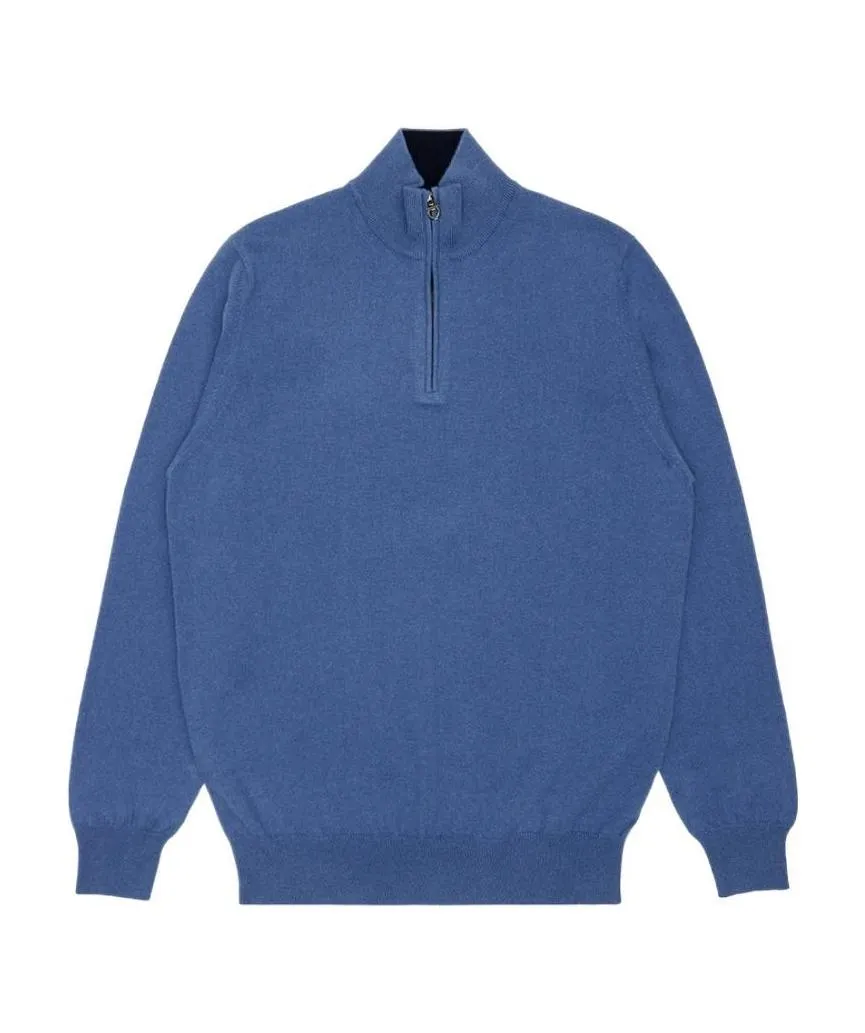 Semi-Zipper Sweater