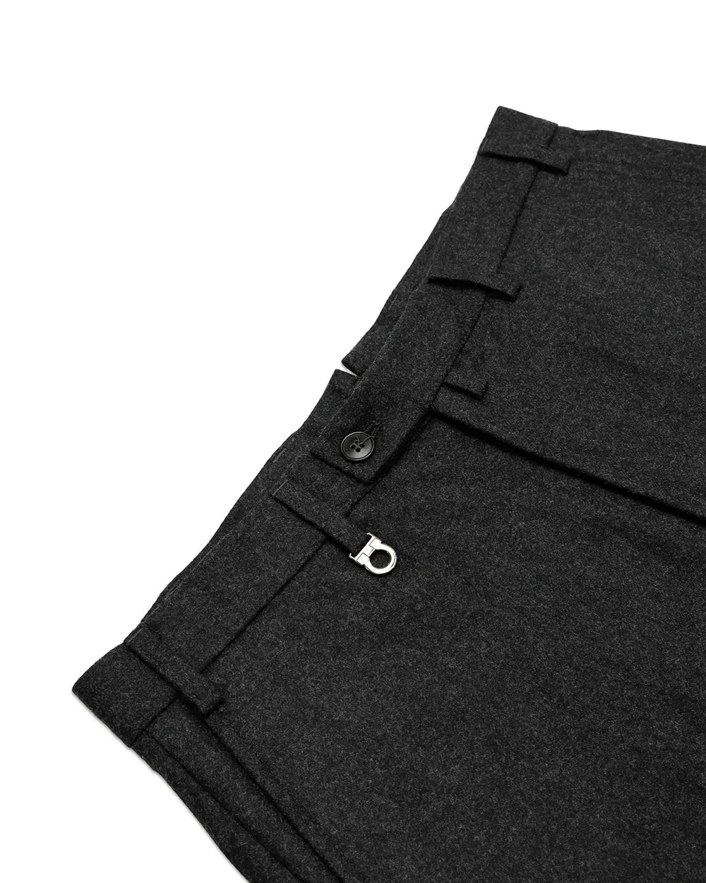 Dark Gray Straight Casual Pants