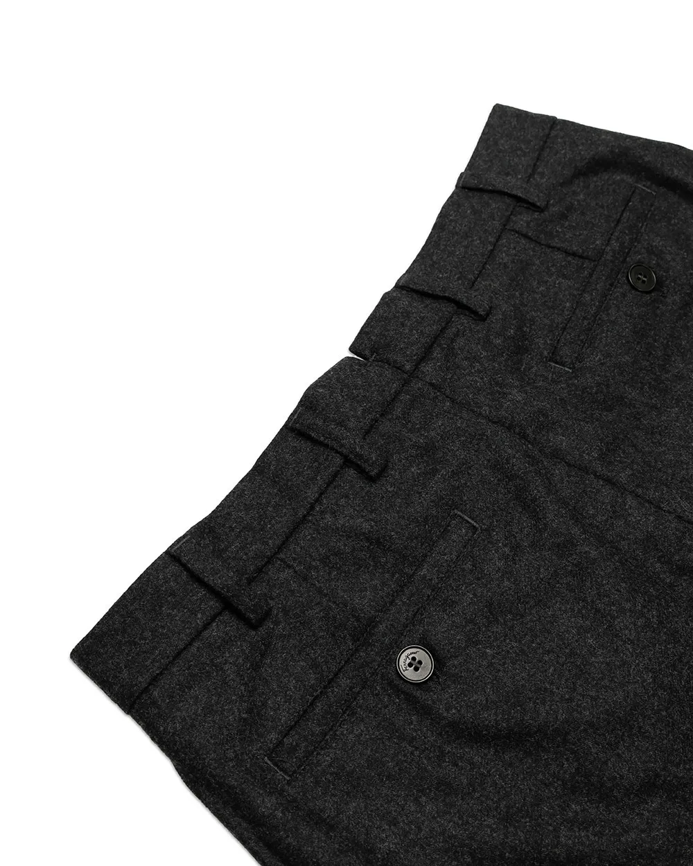 Dark Gray Straight Casual Pants
