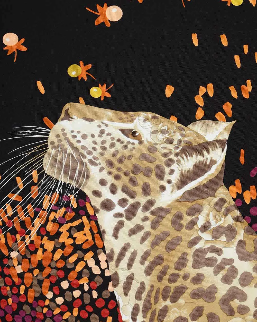 Printed Square Silk Scarf