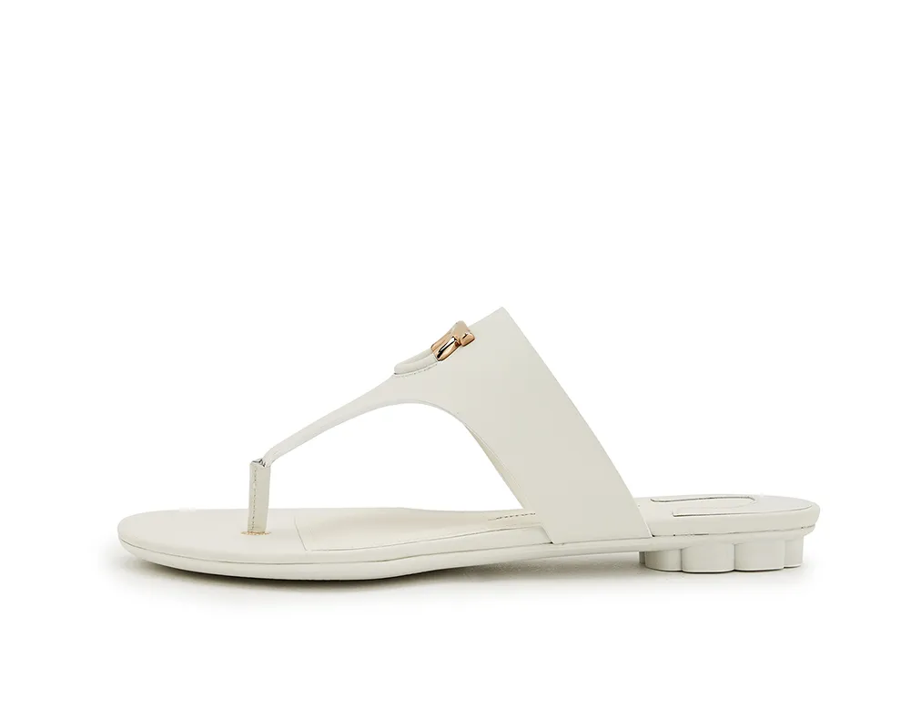 Logo Leather Sandals