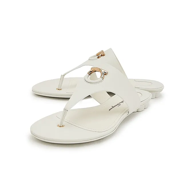 Logo Leather Sandals