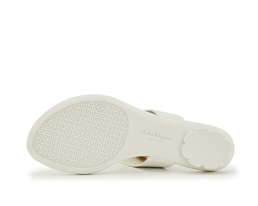 Logo Leather Sandals