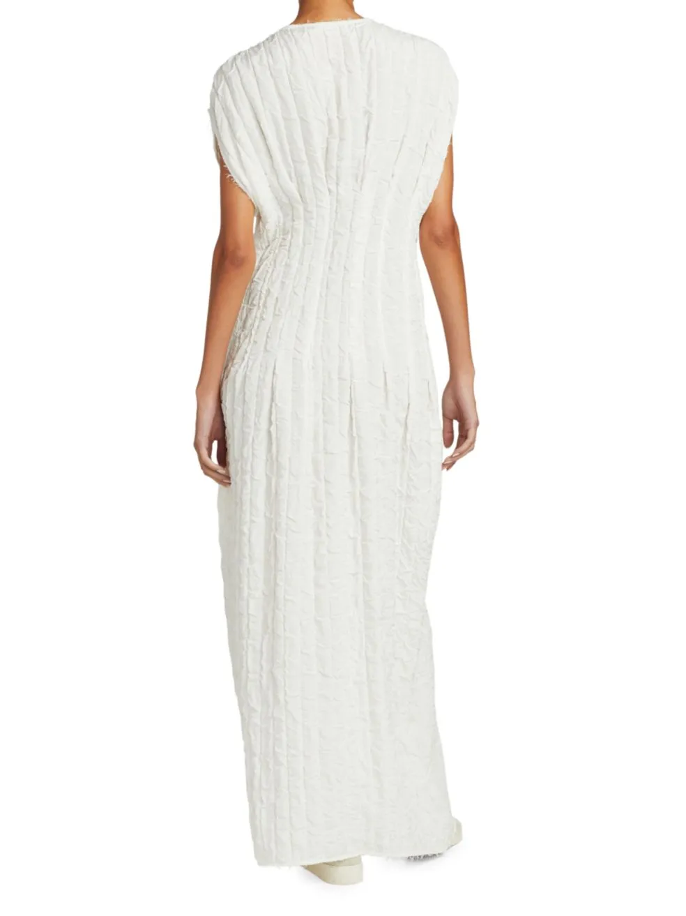 Logo Front Zipper Knitted Pattern Dress