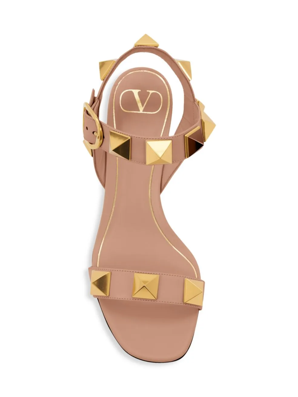 Roman Stud Calfskin Sandal 60 Mm