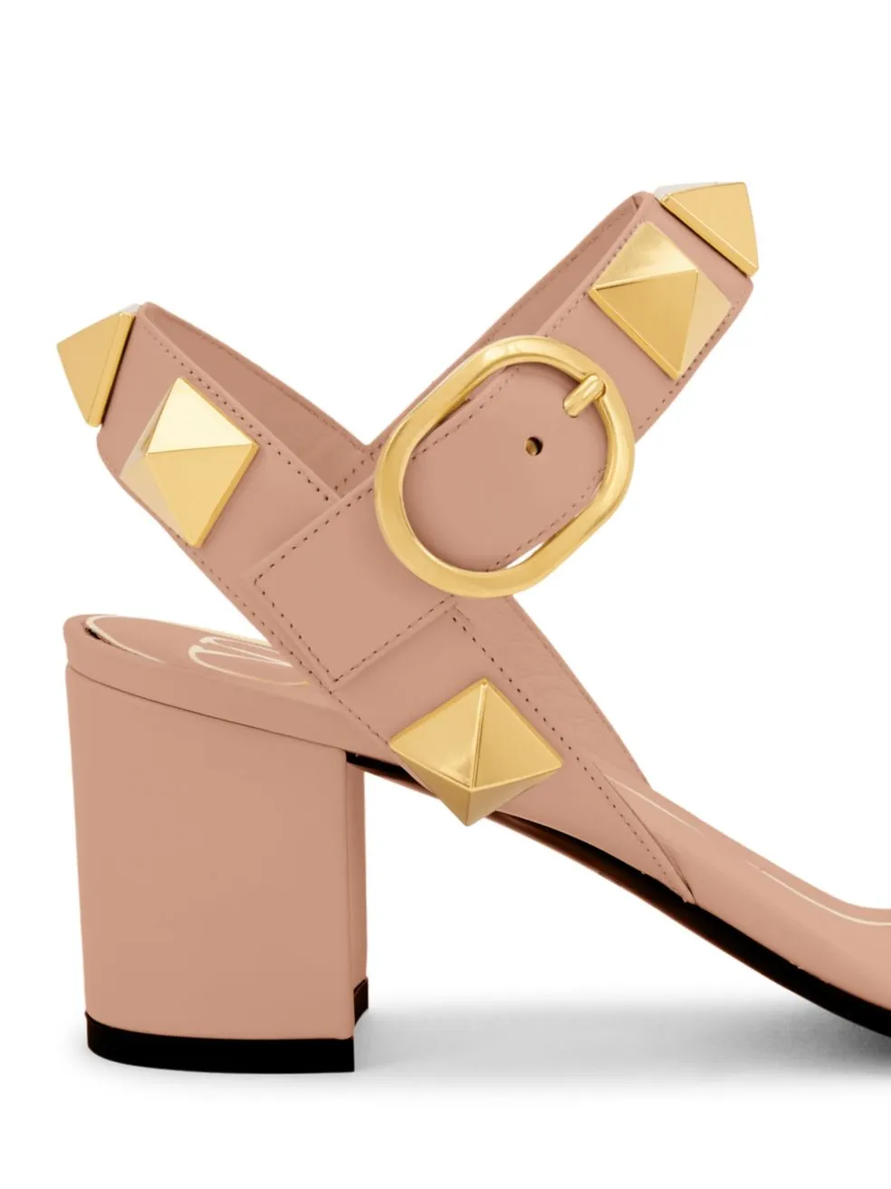 Roman Stud Calfskin Sandal 60 Mm