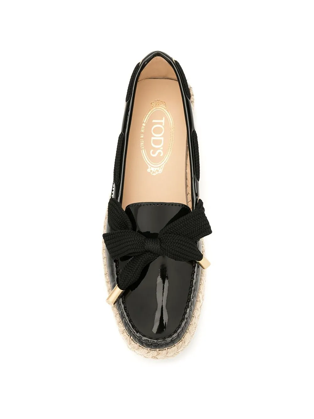 Gommino Knitted Strap Straw Shoes