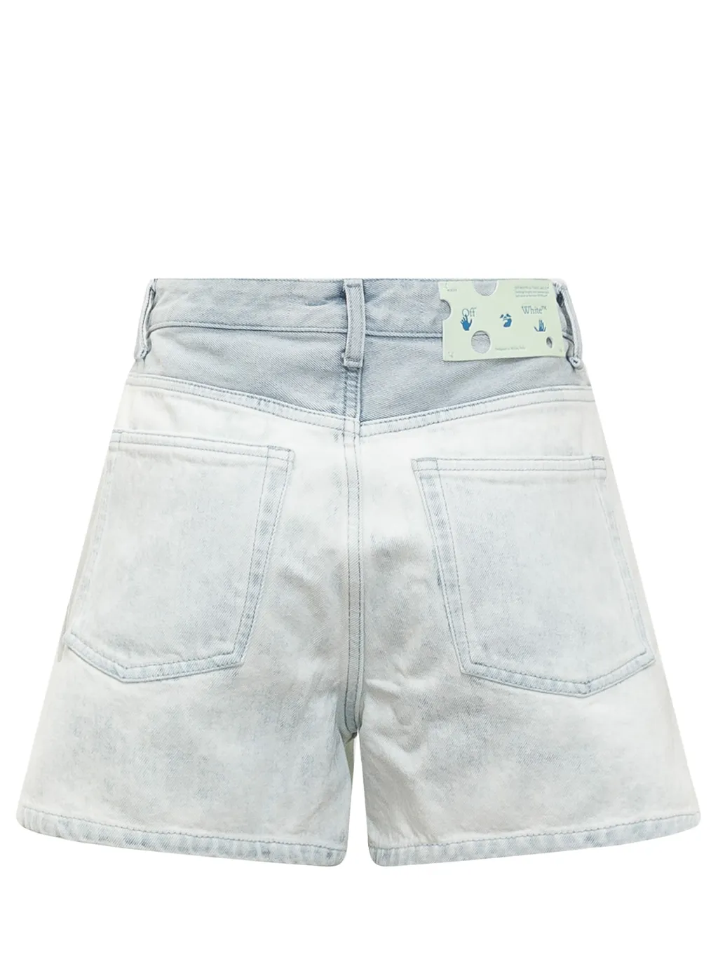 Off-White Degrade Denim Shorts