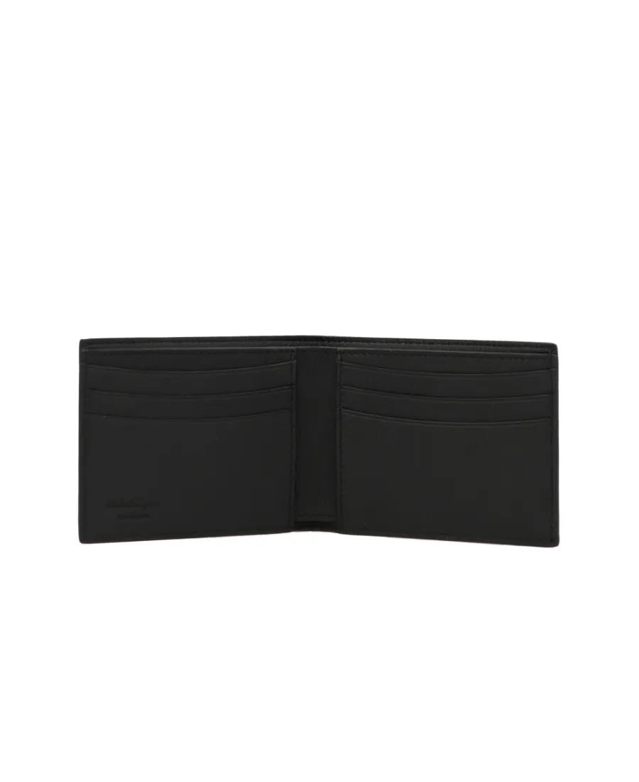 Gancini Leather Bi-Fold Wallet