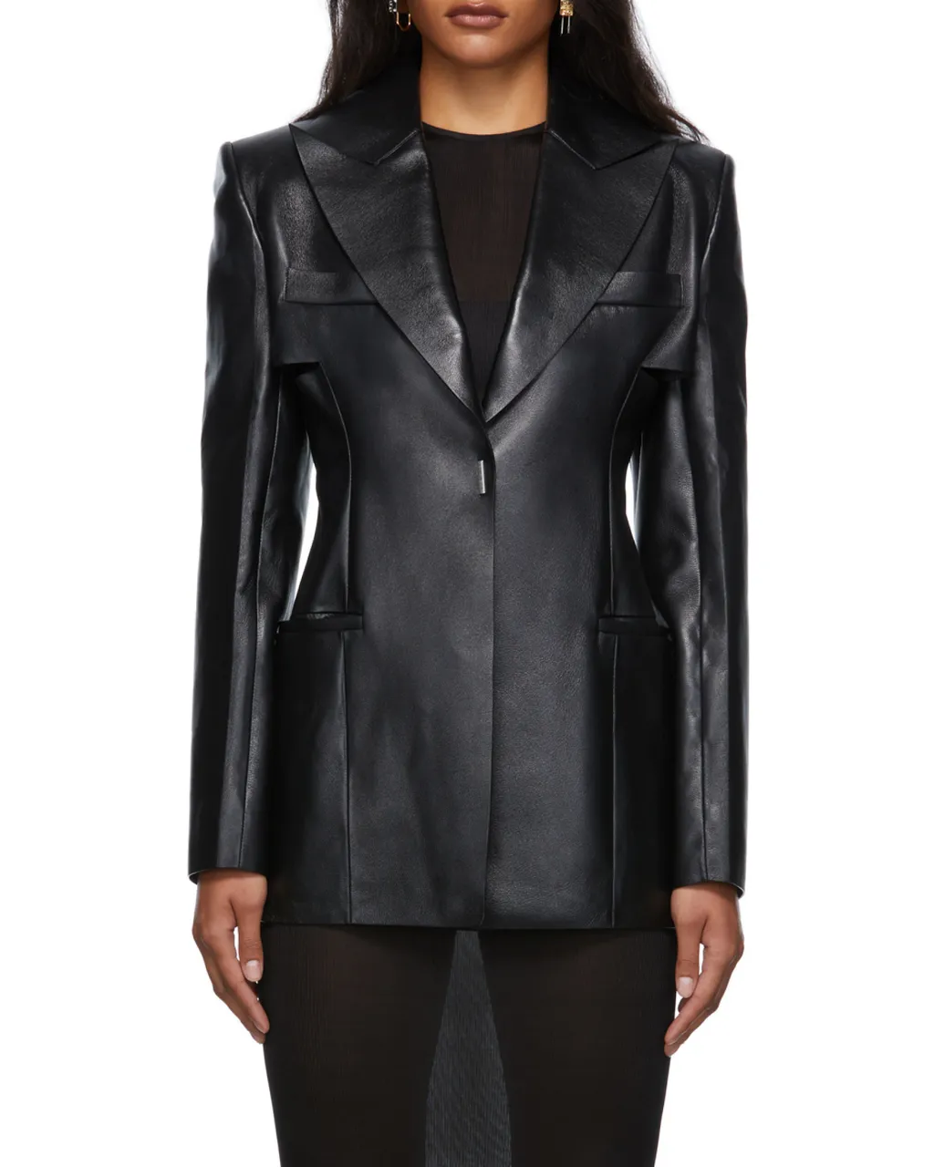 Graphic Hollow Casual Jacket