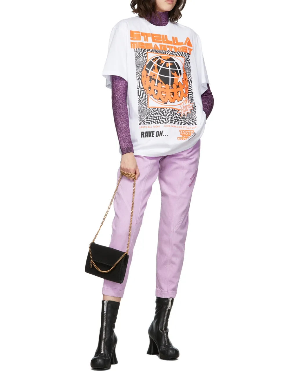 Stella Mccartney Logo Embroidered Straight Leg Jeans