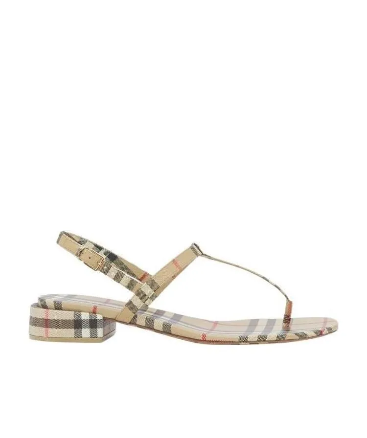 Burberry Vintage Check Flat Sandals