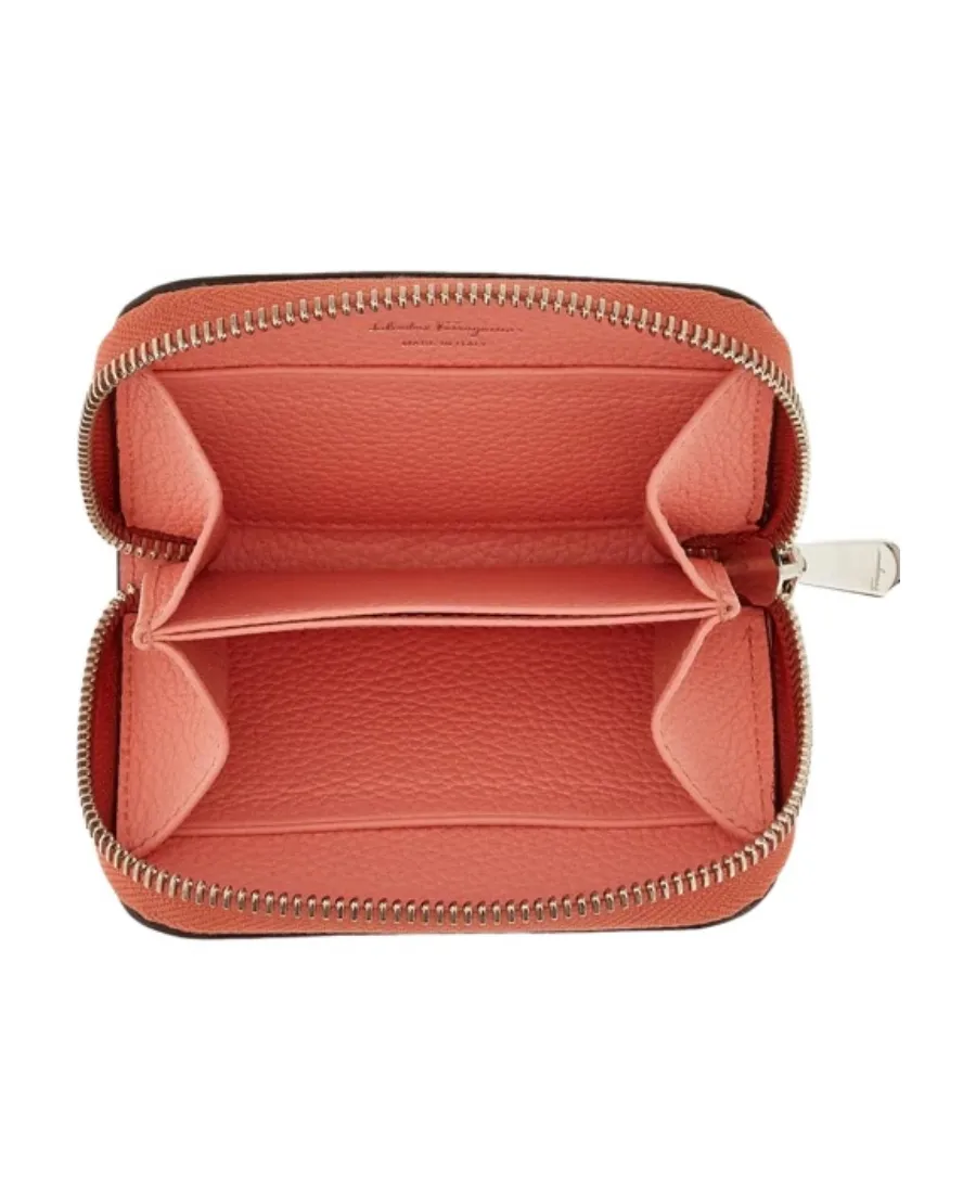 Salvatore Ferragamo Gancini Zipped Card Holder