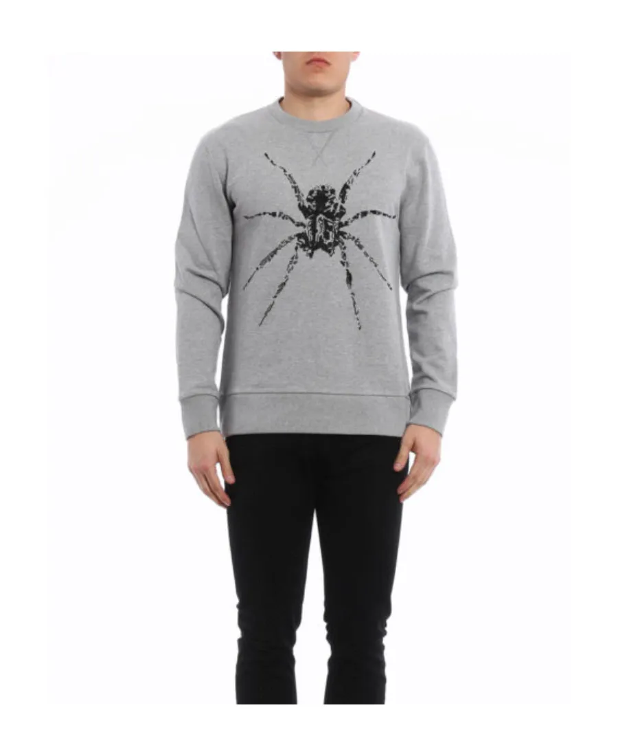 Printed Round-Neck Sweater