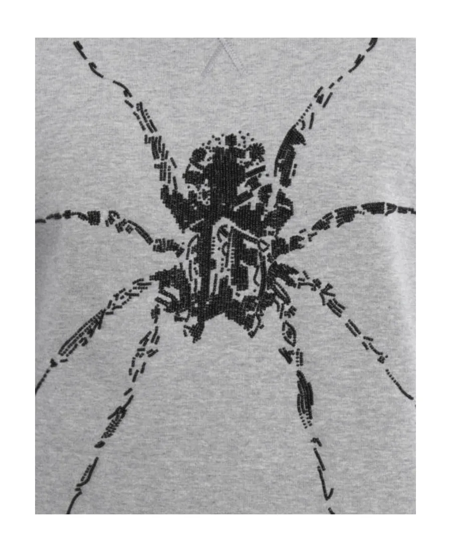Printed Round-Neck Sweater