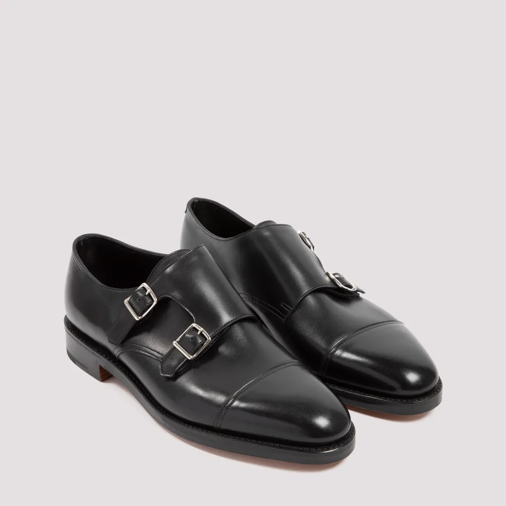 John Lobb William Monk Strap Shoes