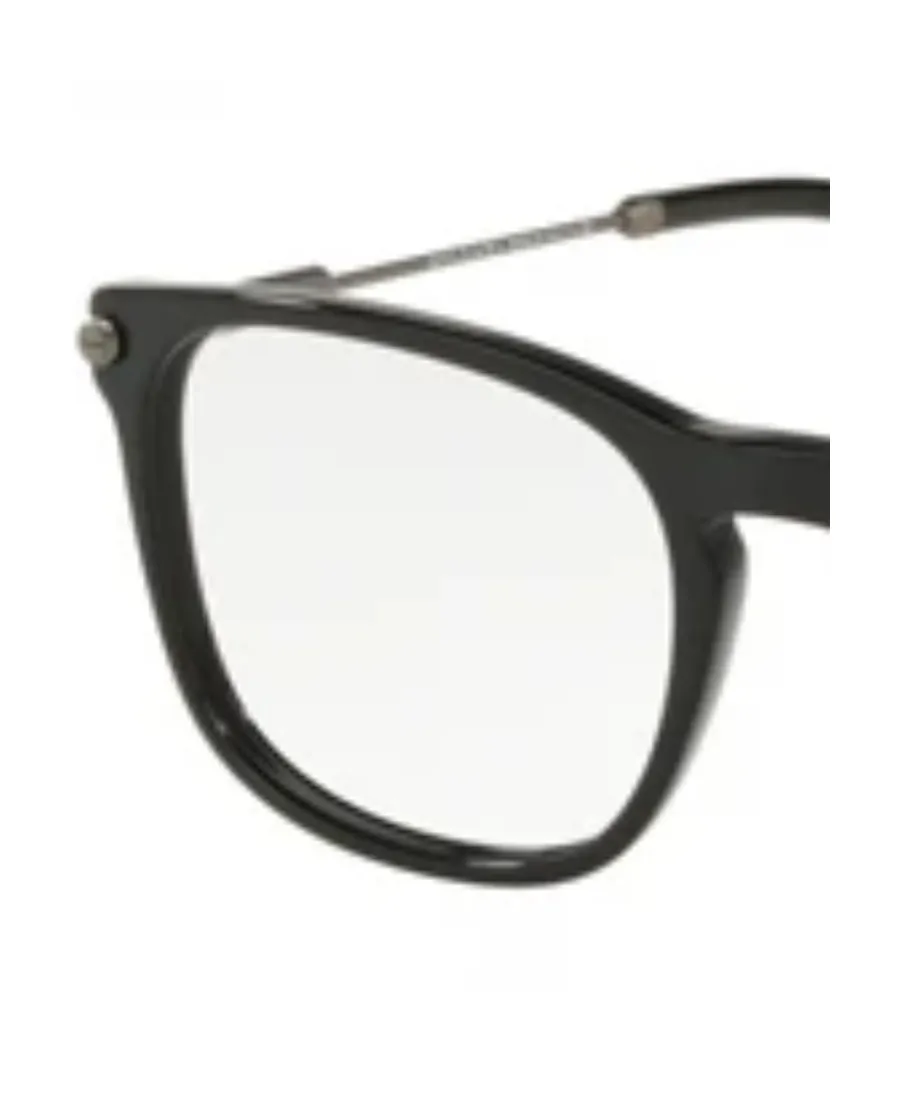 Black Square Flat Mirror